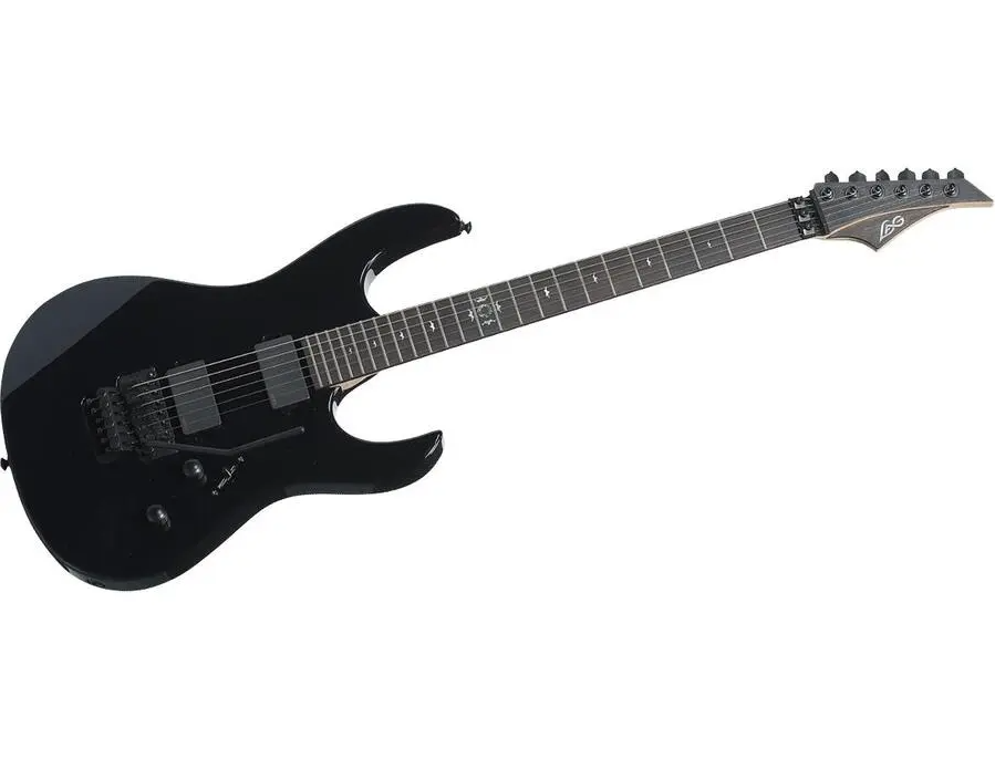 Lag — guitare électrique noire